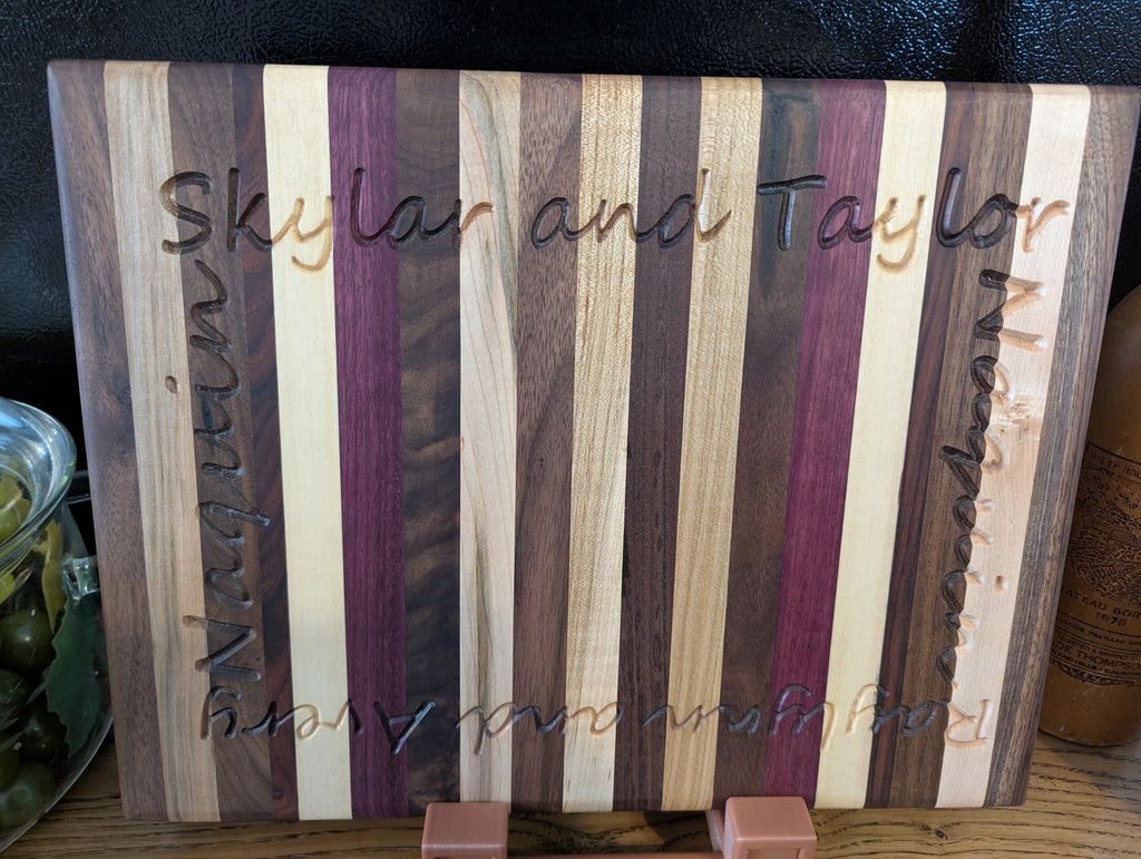 Name juice grooved cutting Board Combo