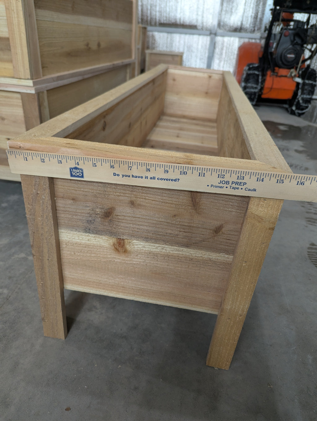 5 ft Cedar wood Planter Box