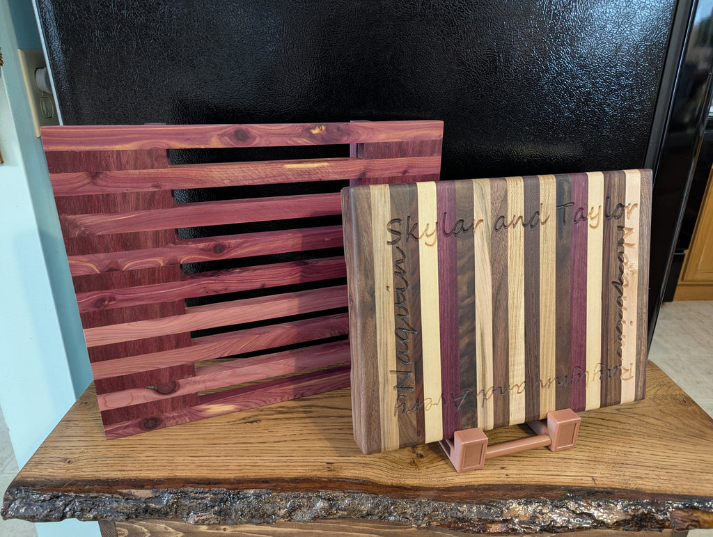 Name juice grooved cutting Board Combo