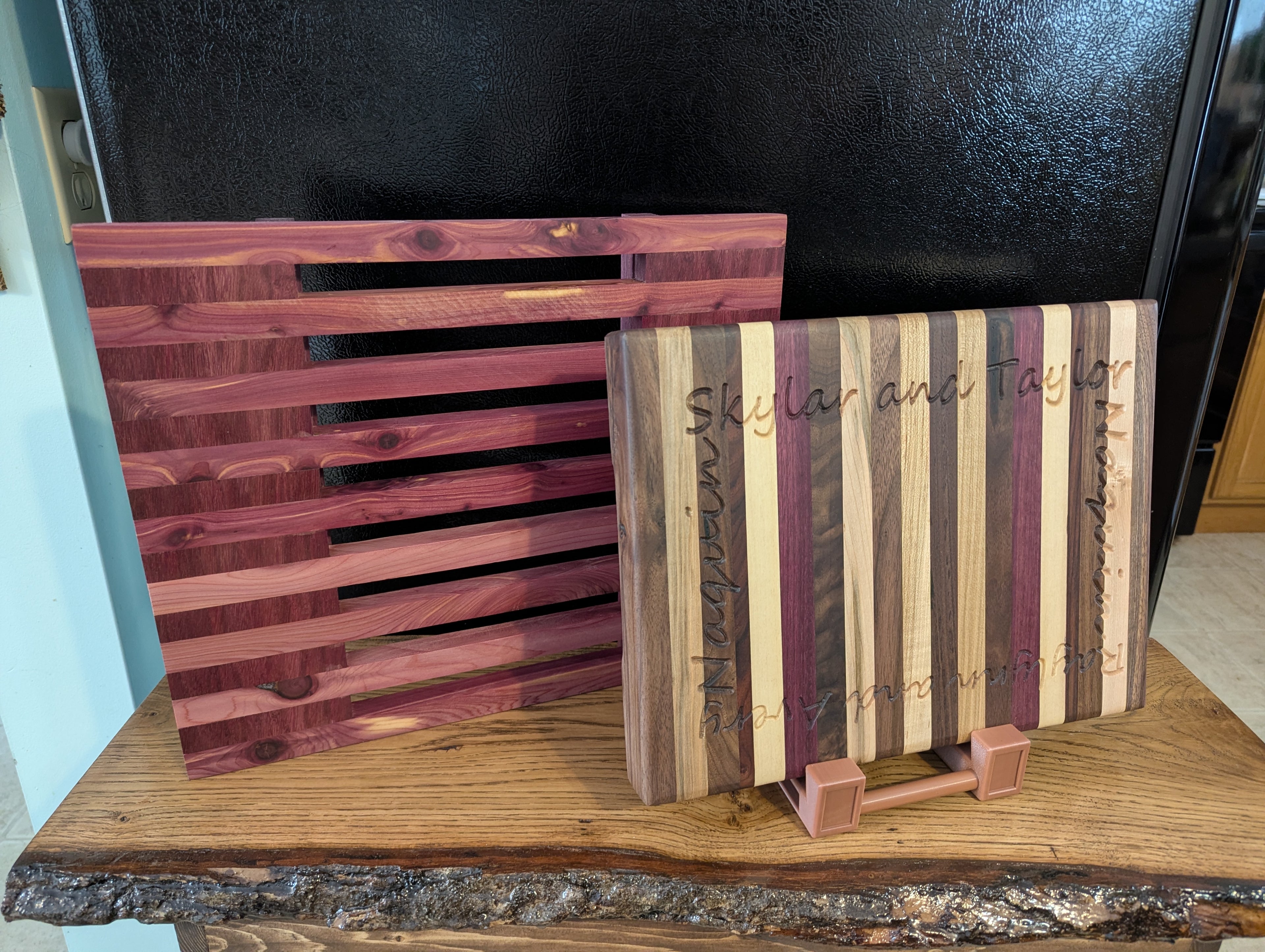 Name juice grooved cutting Board Combo