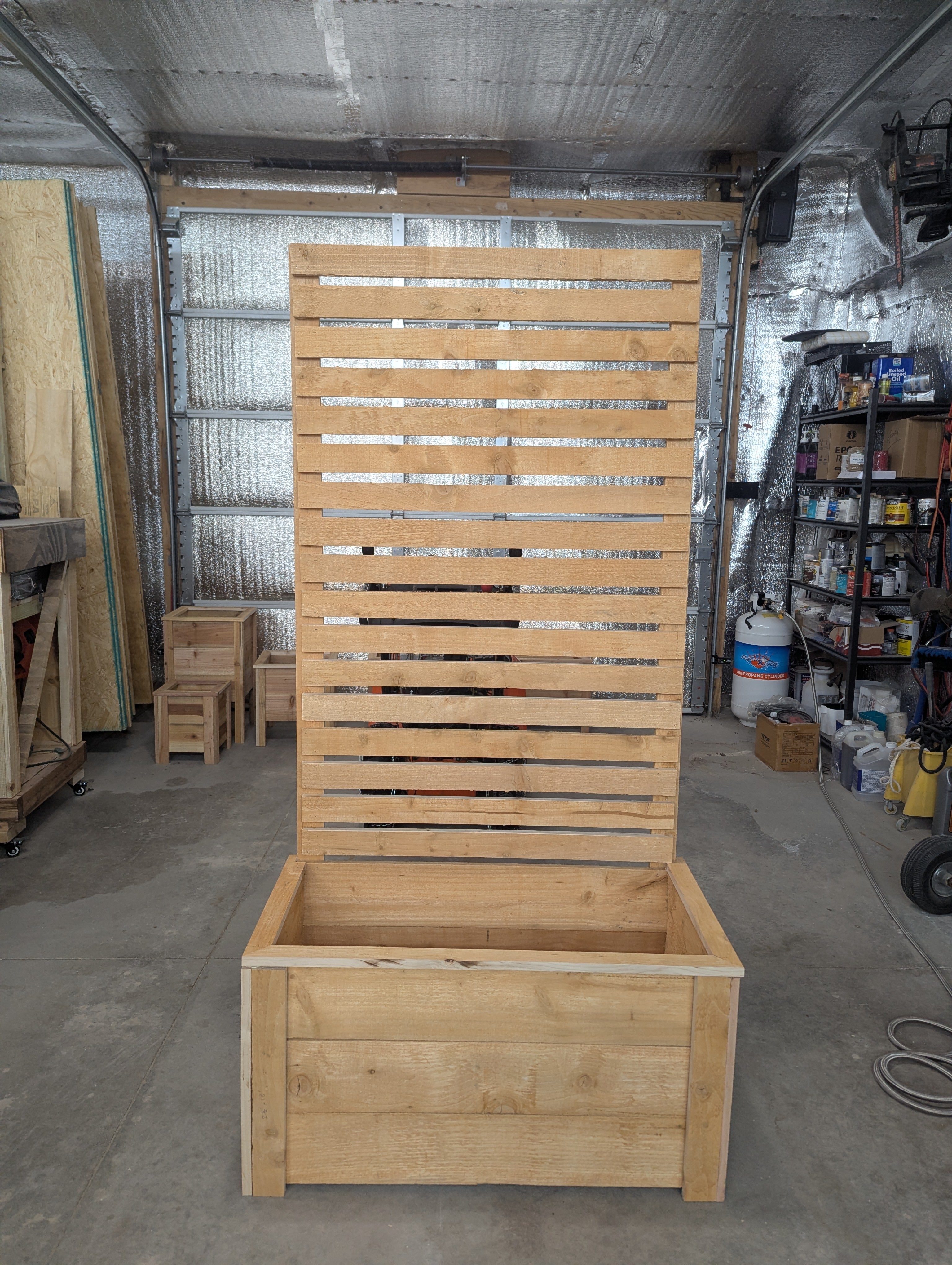 3 Ft Trellis/Privacy Planter Box