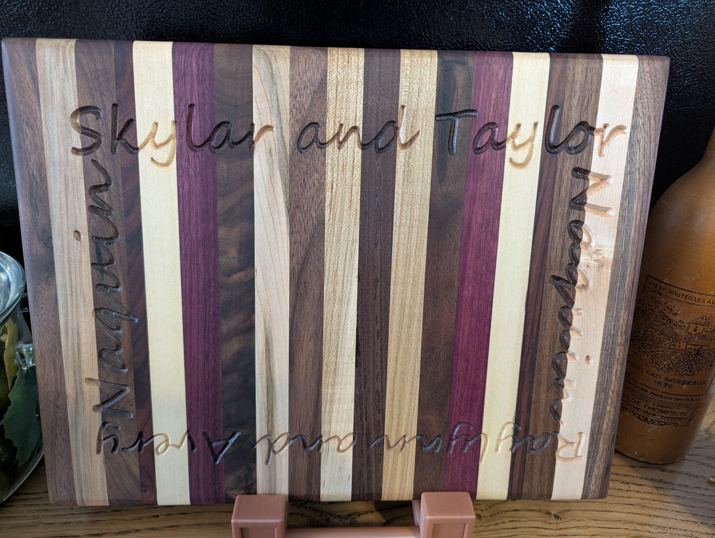 Name juice grooved cutting Board Combo