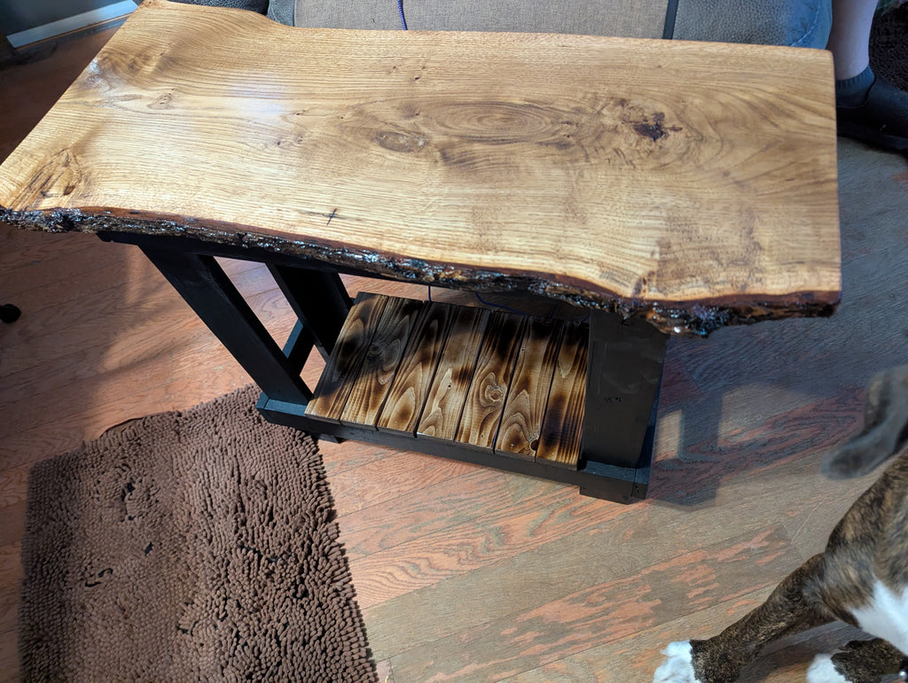 Live Edge End Table
