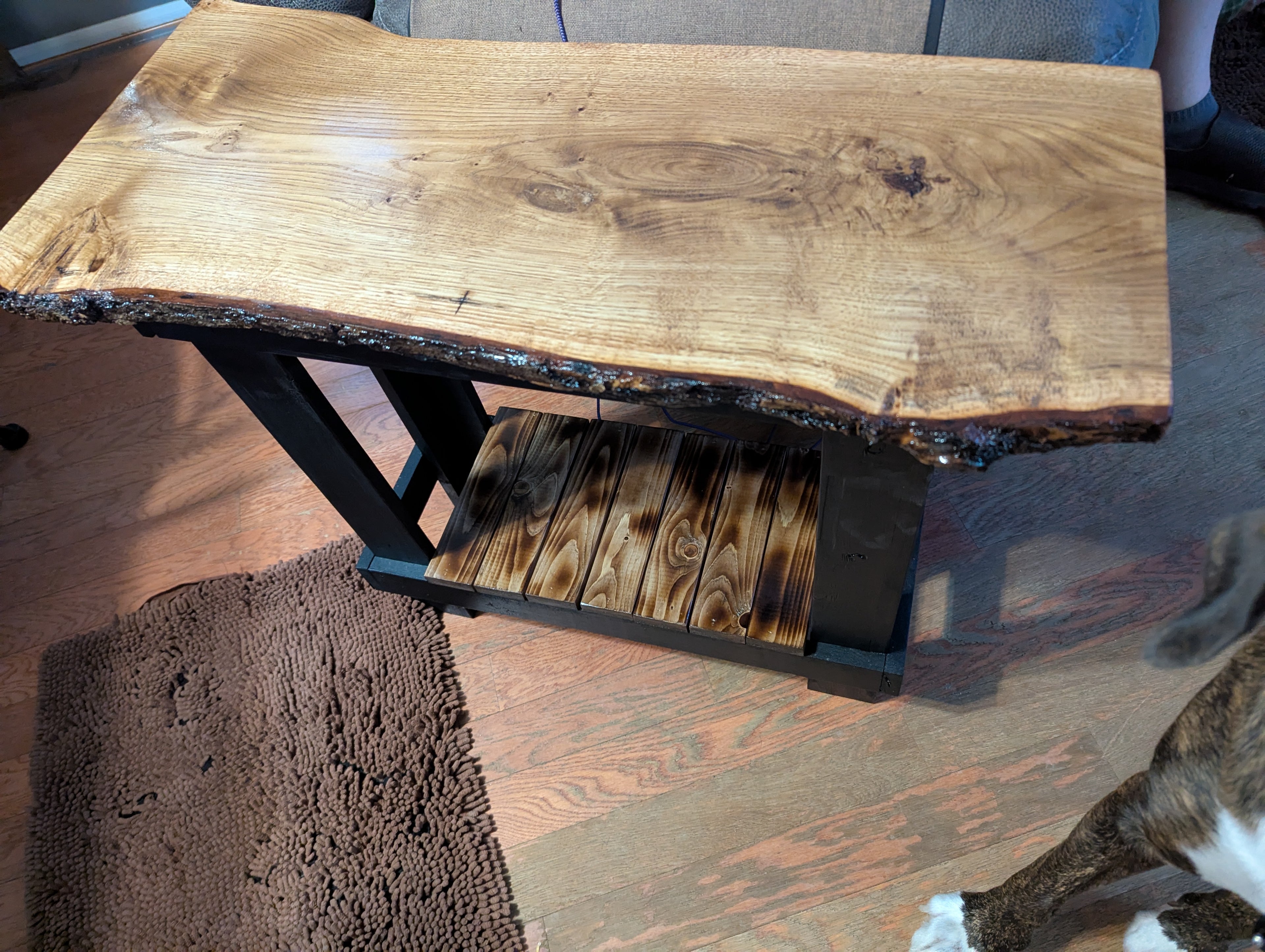 Live Edge End Table